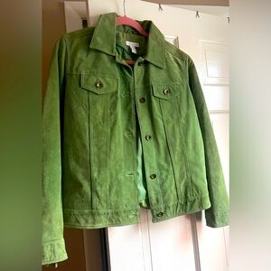 Charter Club suede leather jacket. Size M